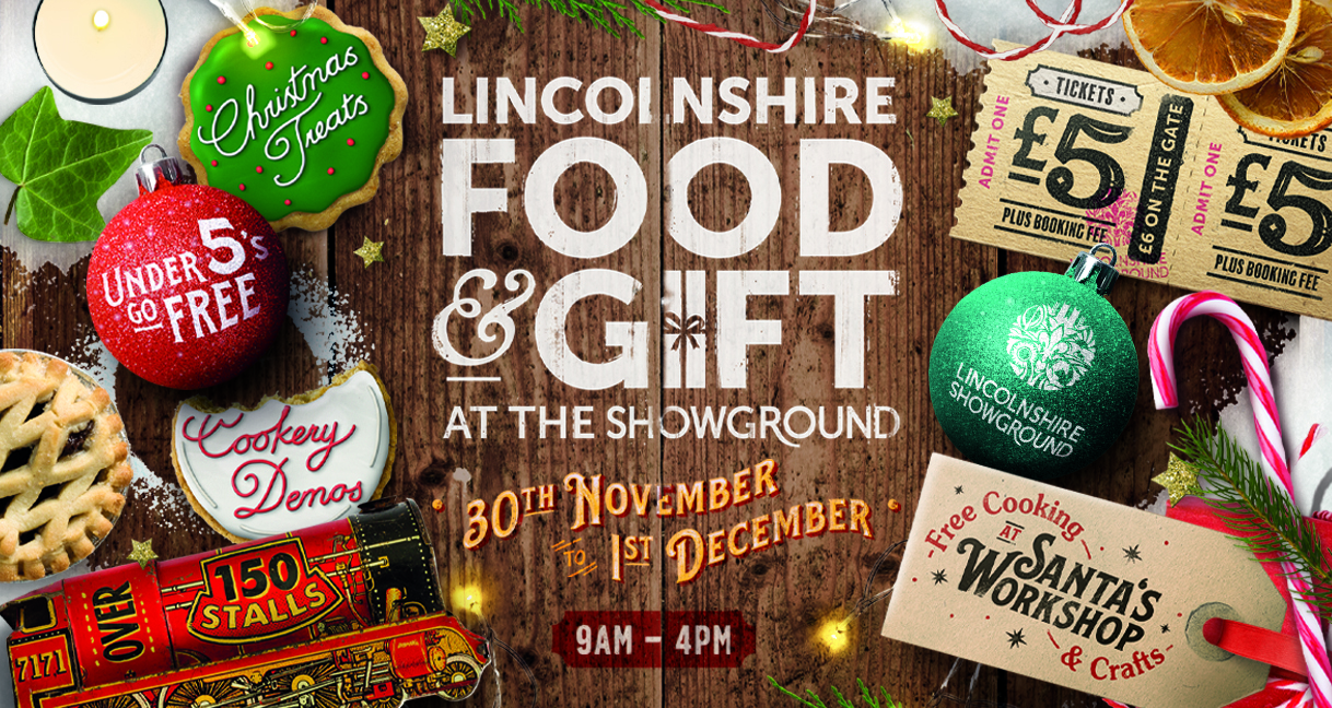 Download Lincolnshire Food And Gift Fair Sat 30 Sun 1 Dec PSD Mockup Templates