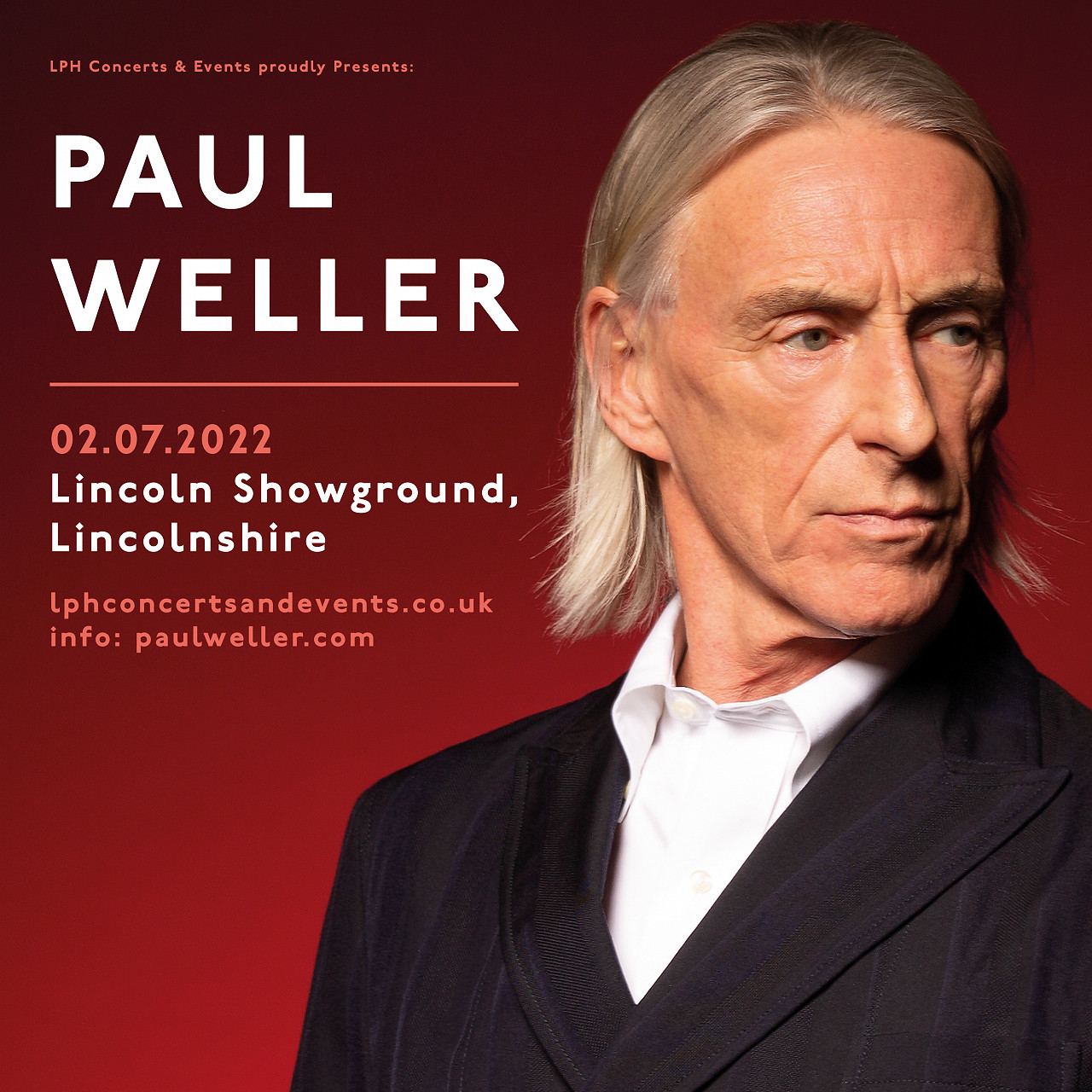 Paul Weller at the Lincolnshire Showground