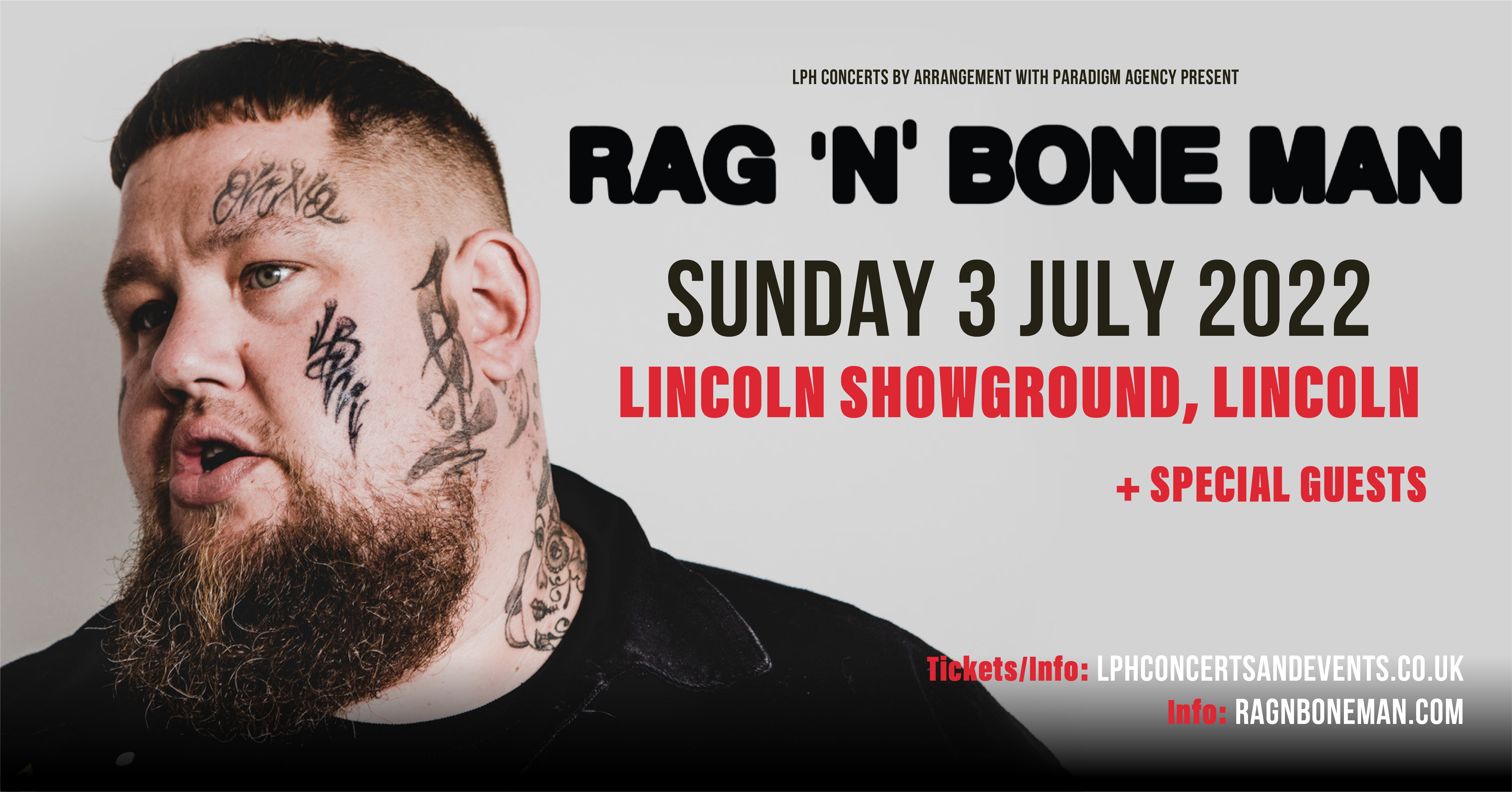 Rag 'n' Bone Man announces Lincoln Summer 2022 Gig