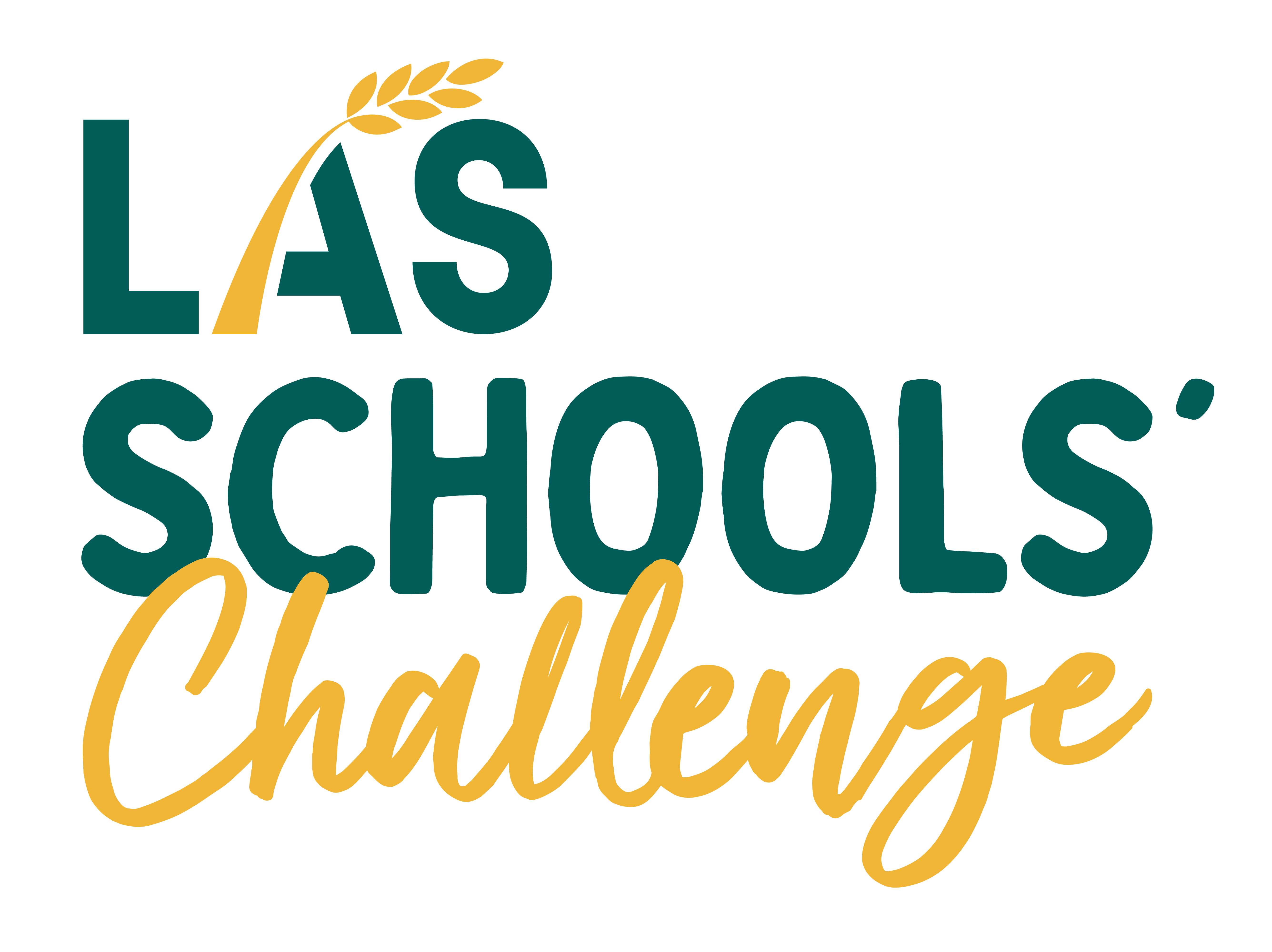 LAS Schools' Challenge Logo ART GREEN YELLOW