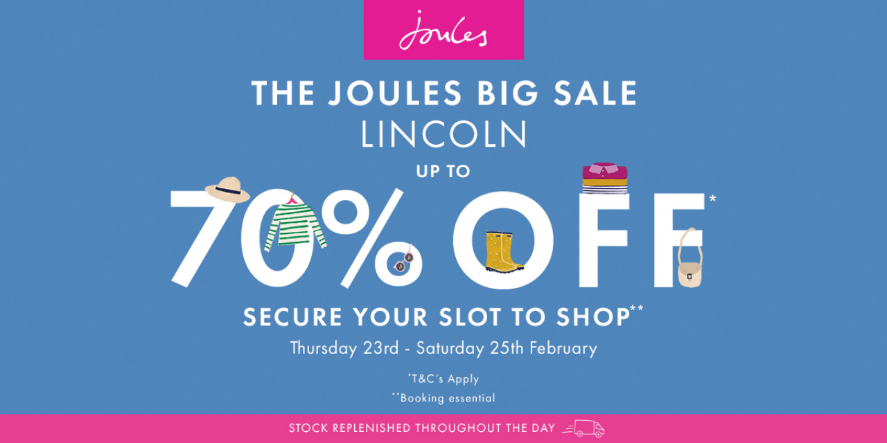 Joules Big Sale at Lincolnshire Showground